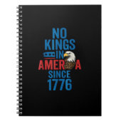 No Kings In America Since 1776 Shirt No Kings Men  Notitieboek (Voorkant)