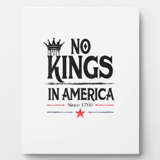 No Kings In America Since 1776 Vintage Graphic Coo Fotoplaat