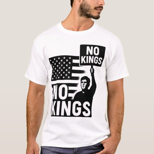 No kings in America  T-shirt (Voorkant)