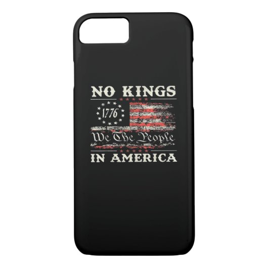 No Kings In America United States Independence Cla Case-Mate iPhone Case (Achterkant)