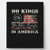 No Kings In America United States Independence Cla Fotoplaat (Voorkant)