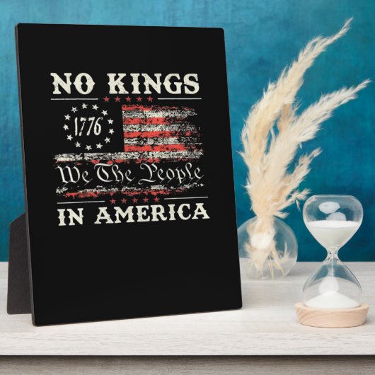 No Kings In America United States Independence Cla Fotoplaat (Zijkant)