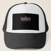 No Kings In America United States Independence Cla Trucker Pet (Voorkant)