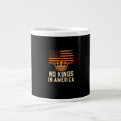 No Kings In America United States Independence Cre Grote Koffiekop (Voorkant)