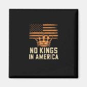 No Kings In America United States Independence Cre Magneet (Voorkant)