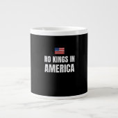 No Kings In America United States Independence Fre Grote Koffiekop (Voorkant)
