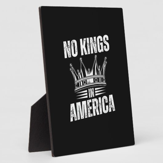 No Kings In America United States Independence Vin Fotoplaat (Zijkant)