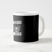 No Kings In America United States Independence Vin Grote Koffiekop (Voorkant rechts)