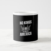 No Kings In America United States Independence Vin Grote Koffiekop (Voorkant)