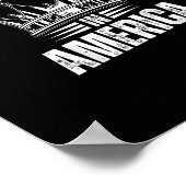 No Kings In America United States Independence Vin Poster (Hoek)