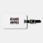No Kings In America USA Creative Style Bagagelabel (Voorkant horizontaal)