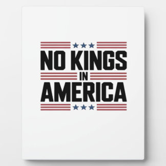 No Kings In America USA Creative Style Fotoplaat