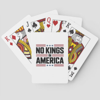 No Kings In America USA Creative Style Pokerkaarten
