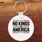 No Kings In America USA Creative Style Sleutelhanger (Voorkant)