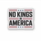 No Kings In America USA Creative Style Sticker (Voorkant)