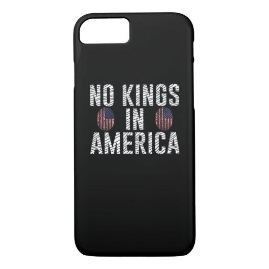 No Kings In America USA Flag Fingerprint Creative Case-Mate iPhone Case (Achterkant)