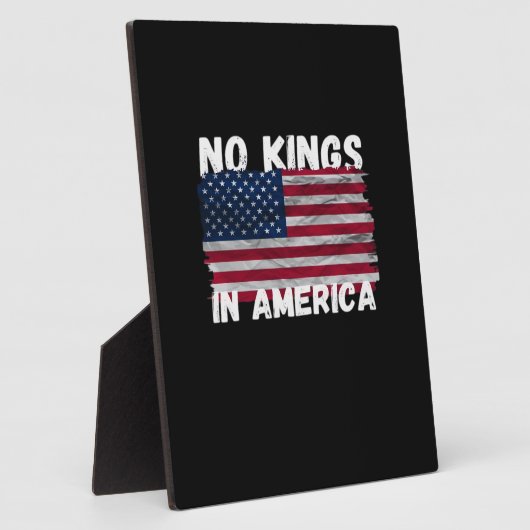 No Kings In America USA Flag Freedom Classic Fotoplaat (Zijkant)