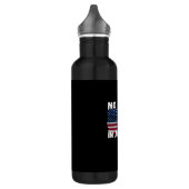 No Kings In America USA Flag Freedom Classic Waterfles (Links)