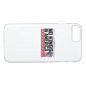 No Kings In America USA Minimal Clean Case-Mate iPhone Case (Achterkant (Horizontaal))