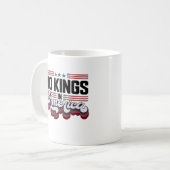 No Kings In America USA Retro Classic Koffiemok (Voorkant links)