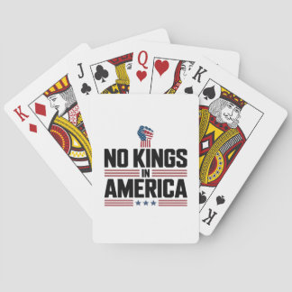 No Kings In America USA Retro Classic Pokerkaarten