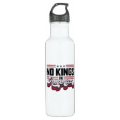 No Kings In America USA Retro Classic Waterfles (Voorkant)