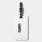 No Kings In America USA Vintage Graphic Bagagelabel (Voorkant verticaal)