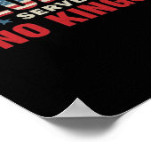 No Kings In America We The People Classic Poster (Hoek)