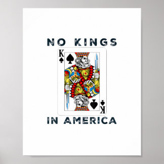 No Kings In America We The People Creative Style Poster