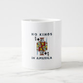 No Kings In America We The People Political Creati Grote Koffiekop (Voorkant)
