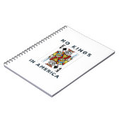 No Kings In America We The People Political Creati Notitieboek (Linkerzijde)