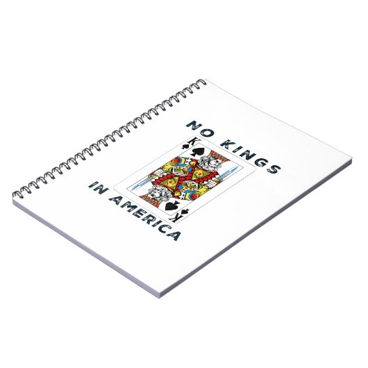No Kings In America We The People Political Creati Notitieboek (Linkerzijde)