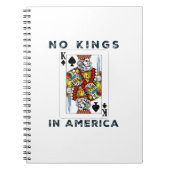 No Kings In America We The People Political Creati Notitieboek (Voorkant)