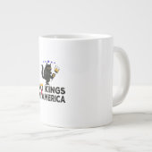 No Kings In America We The People Political Minima Grote Koffiekop (Voorkant rechts)