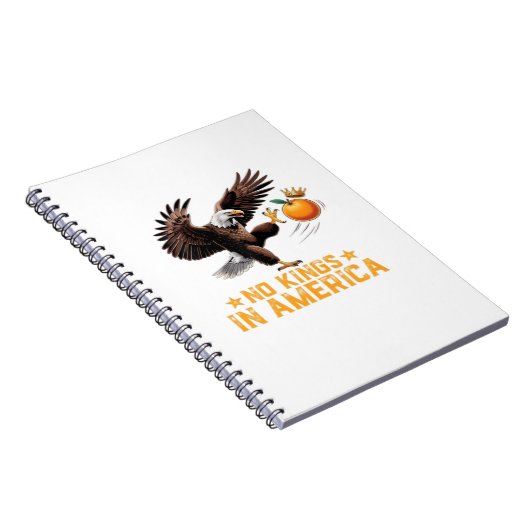 No Kings In America We The People Political Retro  Notitieboek (Rechterzijde)