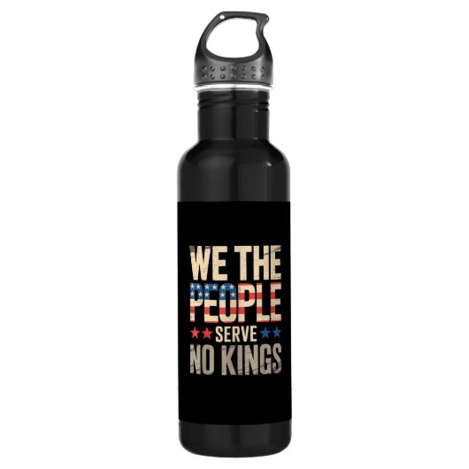 No Kings In America We The People Waterfles (Voorkant)