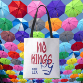 No Kings in the U.S.A. Canvas tas – Ditch the Crow
