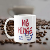 No Kings in the U.S.A. Classic Mok – Rood en blauw