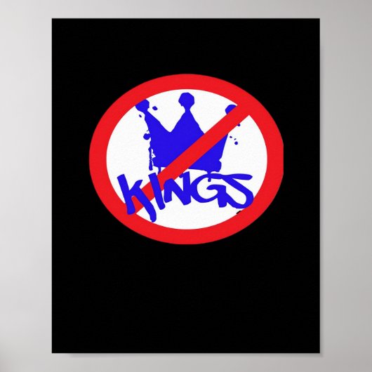 No Kings In The USA Classic Poster (Voorkant)
