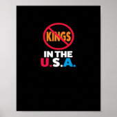 No Kings In The USA Poster (Voorkant)
