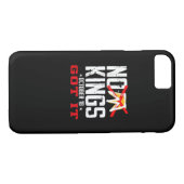 No Kings It Classic Minimal Design Case-Mate iPhone Case (Achterkant (Horizontaal))