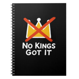 No Kings It - Defiant To The People Anti-Tyrannie Notitieboek