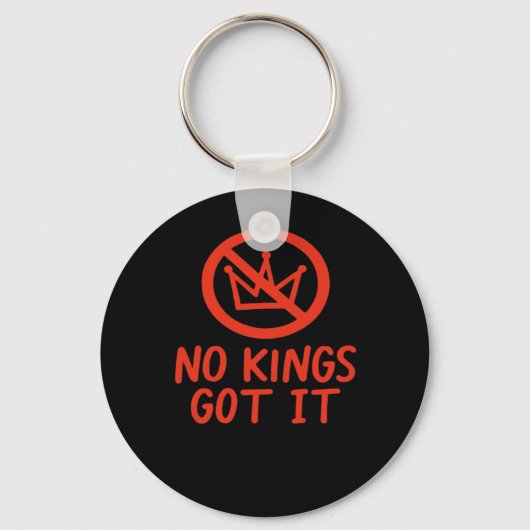 No Kings It Patriotic Style Sleutelhanger (Voorkant)