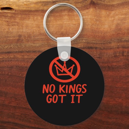 No Kings It Patriotic Style Sleutelhanger (Voorkant)