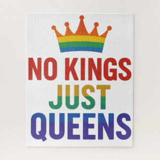 No Kings Just Queens Puzzle Legpuzzel