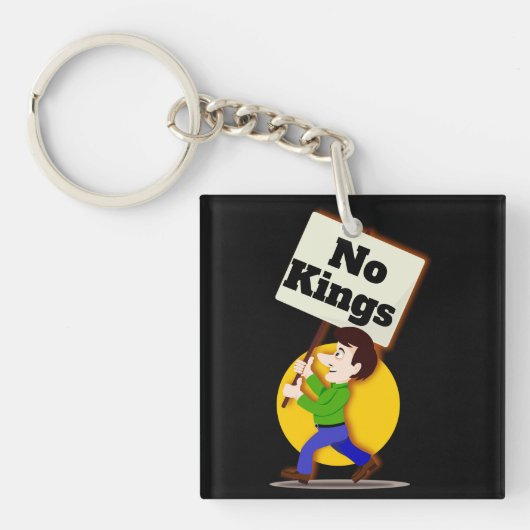 No Kings Keychain (voorkant)