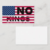 NO KINGS KLANTENKAARTJE (Voorkant / Achterkant)