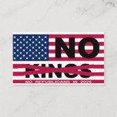 NO KINGS KLANTENKAARTJE (Voorkant)