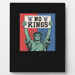 No Kings Klassieke Patriottische Stijl Fotoplaat