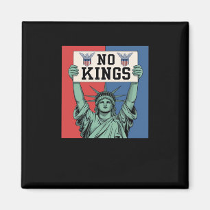 No Kings Klassieke Patriottische Stijl Magneet